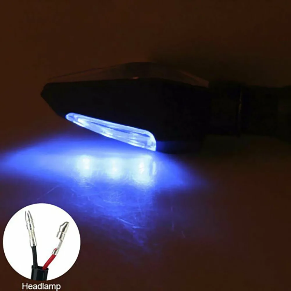 

Universal Light 4pcs Signal ABS Accessories Amber Blue DC 12V Headlamp