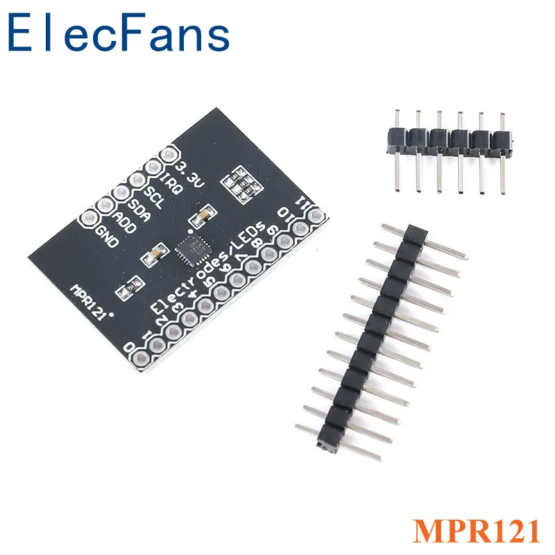MPR121 V12 емкостный сенсорный модуль управления ler клавиатурой I2C IIC макетная плата