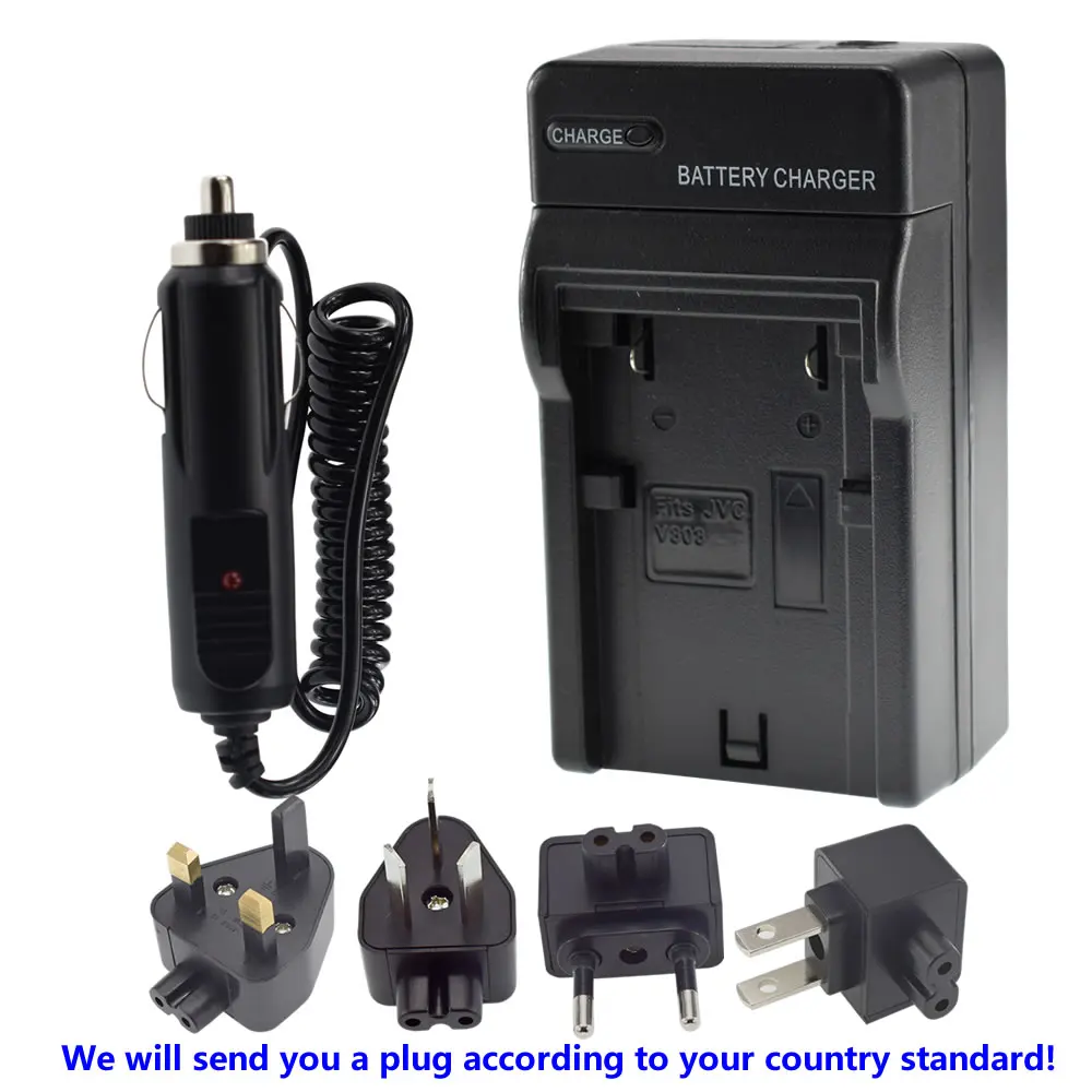 4X 2400mAh BN-VF823 VF823U VF815 VF808 Battery + AC&ampCar Charger for JVC GZ-HD7 HD3 MG575 MG555 GR-D750 D760 D720 Camcorder |
