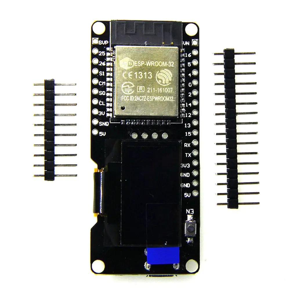 

Development Board Module For Arduino Wemos D1 STA 0.96 '' OLED Screen 2.4GHz WiFi Wireless Dual Mode ESP32 ESP-WROOM-32