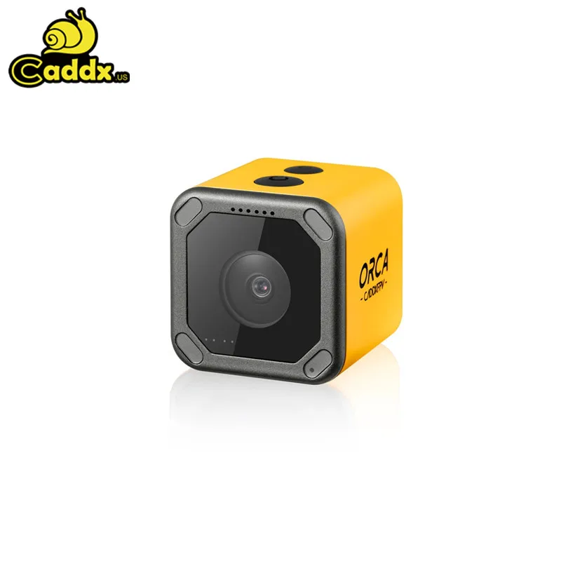Видеорегистратор Caddx Orca 4K HD запись FOV 160 градусов Wi Fi анти тряска Экшн камера мини