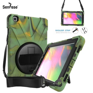 Противоударный детский безопасный силиконовый гибридный Чехол-подставка для планшета Samsung Galaxy Tab A 8,0, 2019, SM-T290, SM-T295, чехол на плечо
