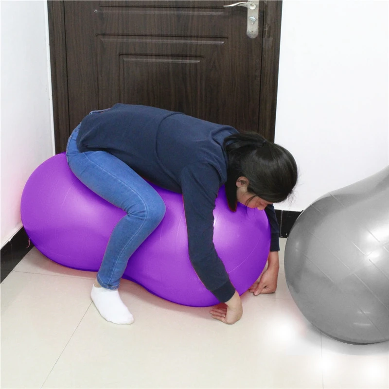 

Yoga Supplies Explosion-proof Yoga Peanut Ball Fitness Rehabilitation Physical Therapy Ball-Purple