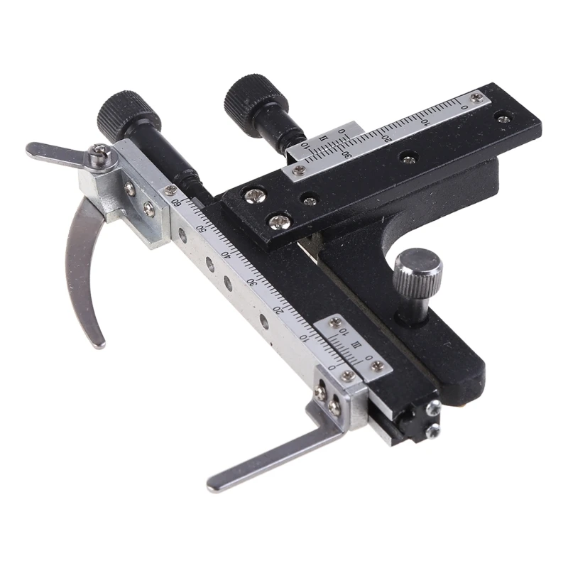Microscope Attachable Mechanical Stage X-Y Moveable Caliper Vernier with Scale | Инструменты