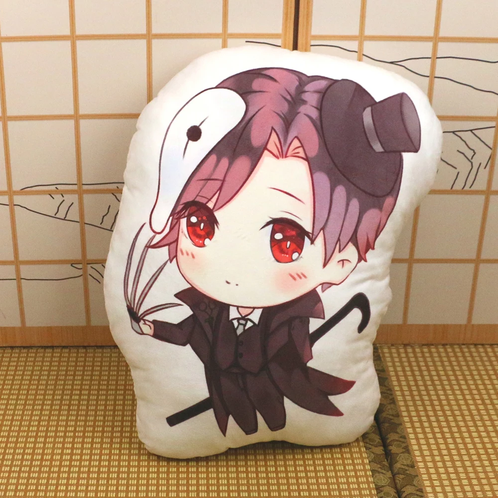 

Game Identity V Wu Chang Jack Aesop Carl Emma Woods Emily Dyer Short Plush Doll Pillow Cute Toys Cartoon Sofa Cushion Xmas Gifts