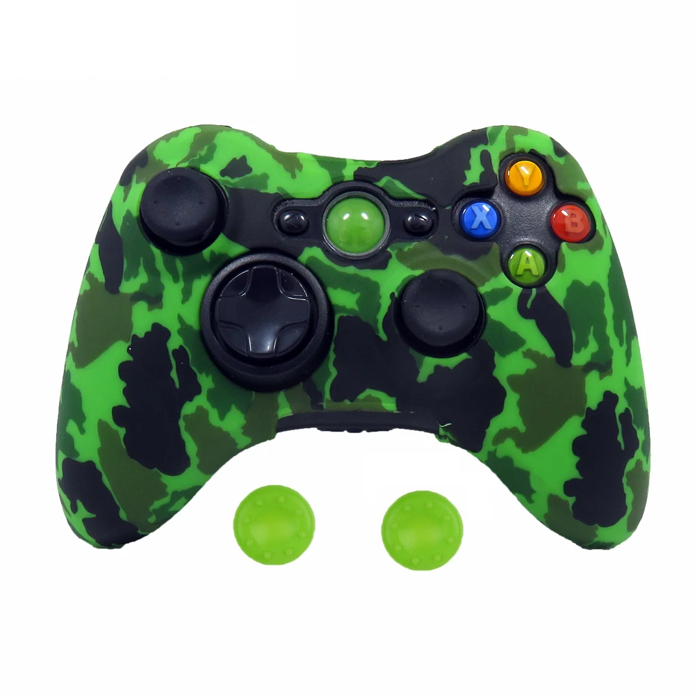 ZOMTOP защита для переноса воды с принтом кожи для Microsoft Xbox 360 проводной/беспроводной контроллер силиконовый чехол Крышка крышки