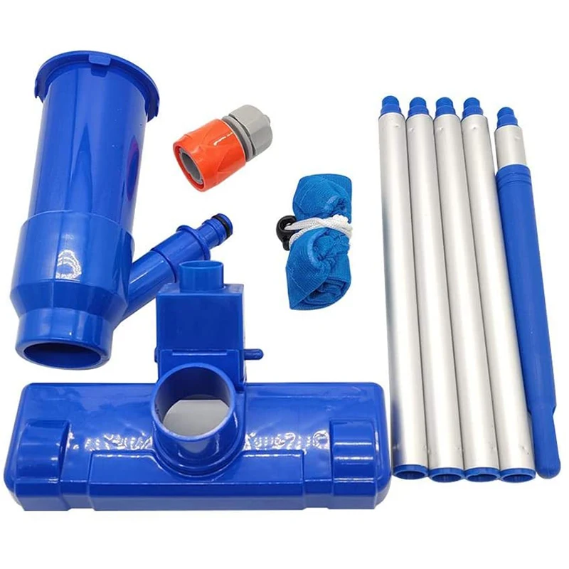 

Пылесос с щеткой и стойкой для бассейнов, оборудование для сухого и надувного бассейна, спа, пруда, водопада