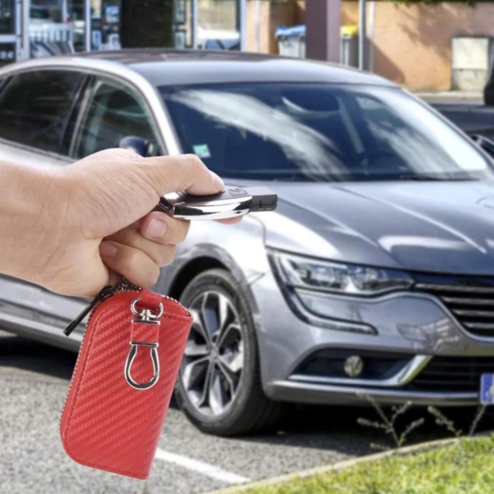 

1PC Car Key Signal Blocker Case Anti-Hacking Faraday Cage Fob Pouch Keyless RFID