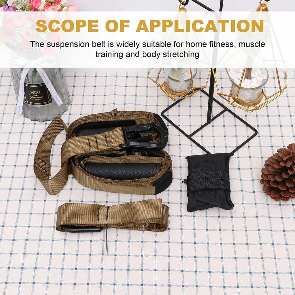 

Suspension Tainer Fitness Hanging Belt Gym Workout Exercise Pull Rope Stretching Elastic Straps Training Portable Fitness