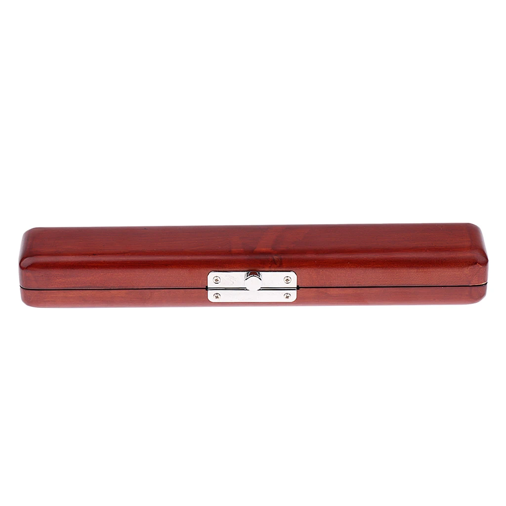 

Portable Solid Wood Flute Head Wooden Storage Case Instrument Accessories