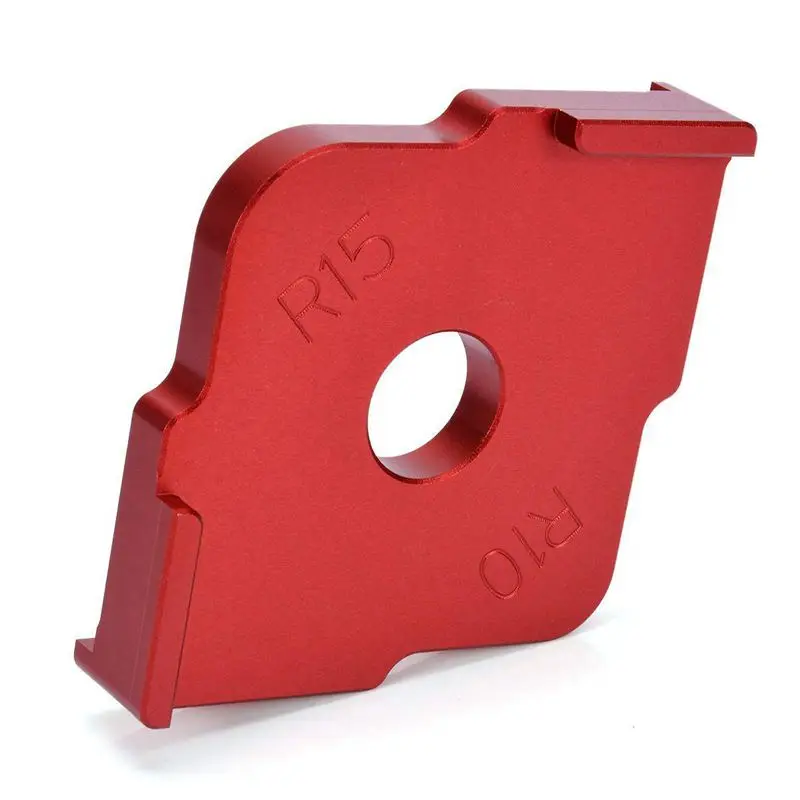 Набор из 2 шт алюминиевый сплав маршрутизатор стол плотник угол радиус джиг