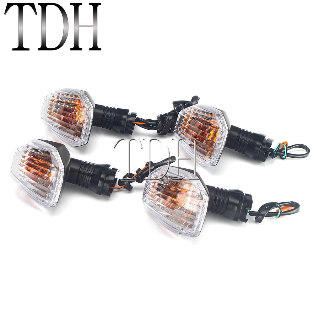 4 шт. указатели поворота для мотоцикла Kawasaki Ninja ZX6 Rr R 636 KLE 500 650 KLR650 OEM |