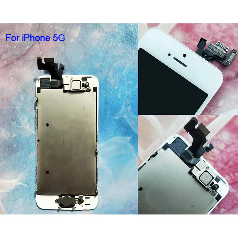 Полный набор ЖК-дисплей для iPhone 5 5C 5S 5G ЖК-экран сенсорный дигитайзер полная