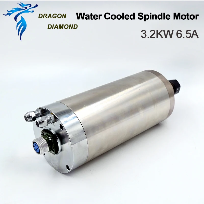 105 кВт 235x220 мм ER20 Spindle24000rpm мотор шпинделя с водяным охлаждением Гравировальный фрезерный шпиндель AC 380 в/в для деревообрабатывающего станка