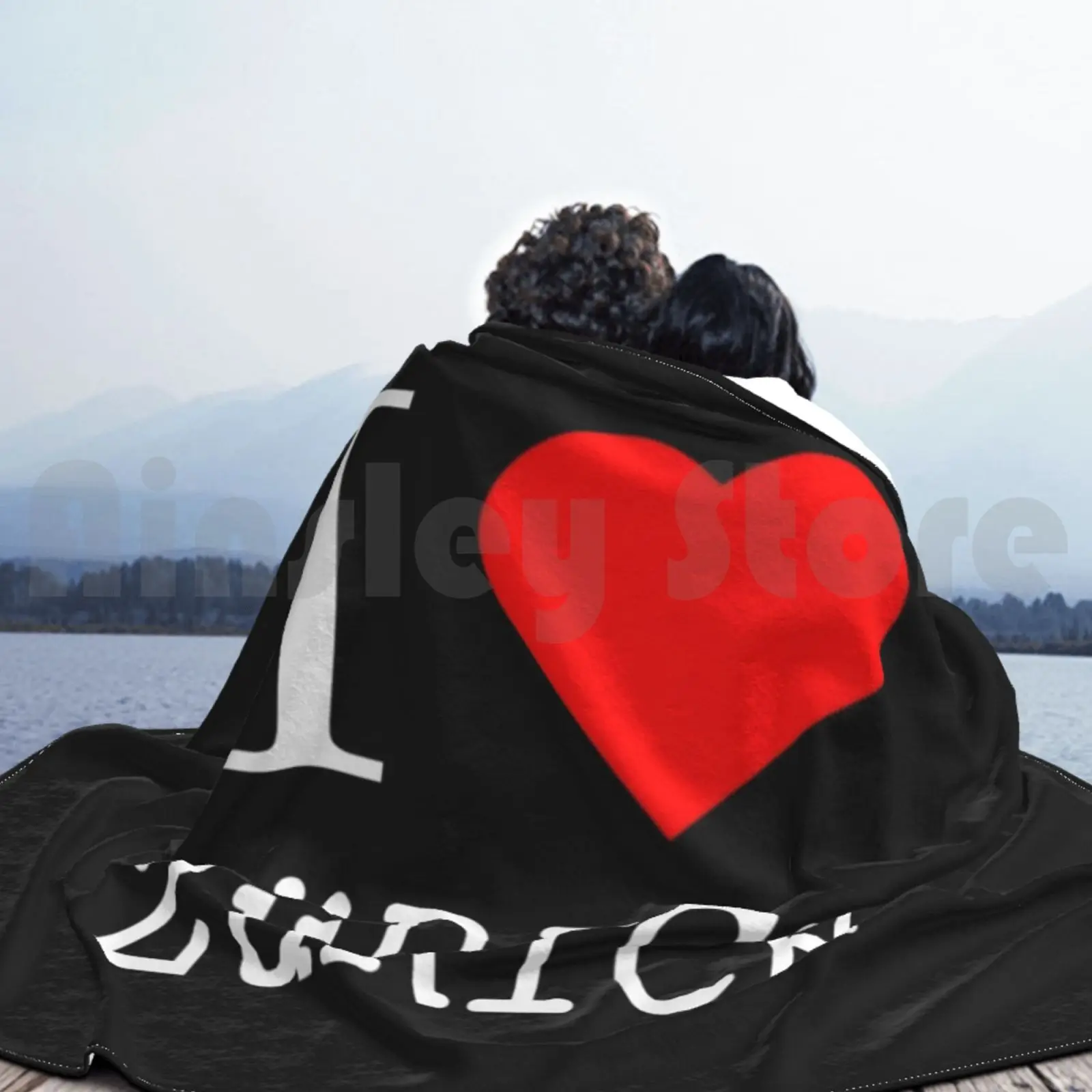 Одеяло с надписью I Love модное одеяло под заказ в стиле Цюриха Швейцарии Берна