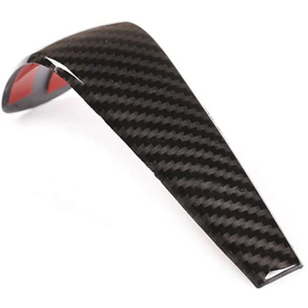 

For BMW E90 E92 E93 E87 E60 E61 E63 3 Series 2005-2012 Carbon Fiber Style ABS Gear Shift Knob Head Cover Trim Car Accessories
