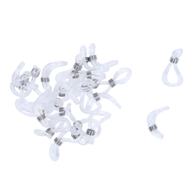 

Kili 25 PCS Rubber Ring Strap Eyelets for Transparent Glasses Band Rope 20 x 4 mm