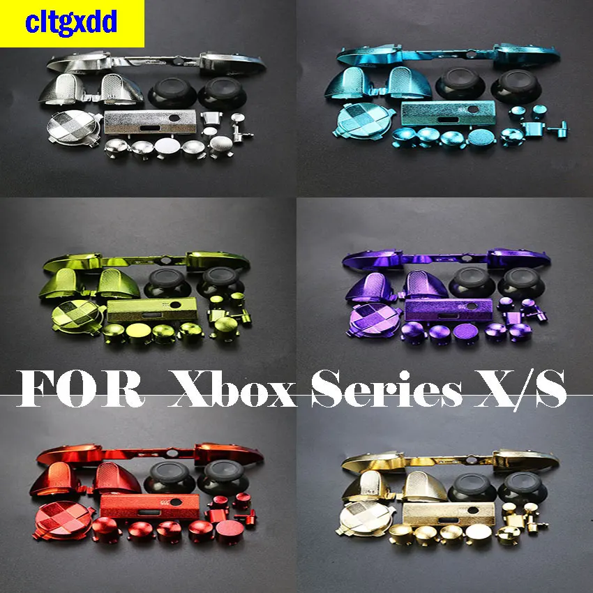 

Color plastic gold-plated buttons FOR Xbox Series X/S thumbstick cap full button set controller buttons