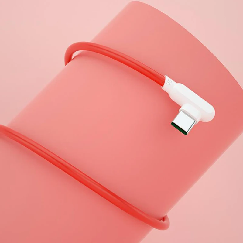 USB Type C 90 Degree Warp Cable For One Plus Nord Usbc Dash Charge 5A Fast Quick Charging Oneplus 8 Pro 5g 8t 7t 7 T 6 | Мобильные