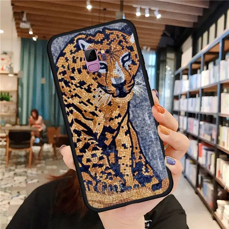 

Leopard cool artistic leopard print Phone Case For Samsung galaxy S 7 8 9 10 20 edge A 6 10 20 30 50 51 70 note 10 plus