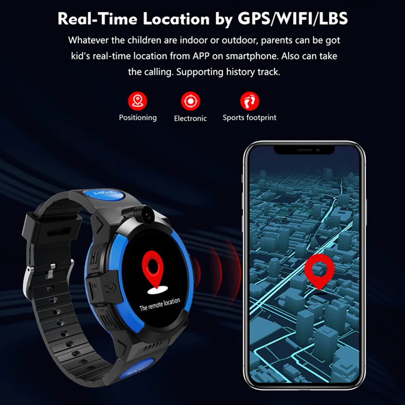 2022 new 4g kids smartwatch 1 28 waterproof gps wifi lbs tracking sos video call sim phone watches for 312 boys girls lt32 free global shipping