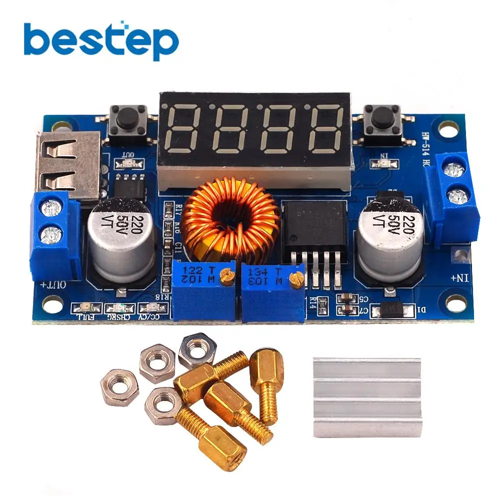 Цифровой светодиодный модуль зарядного устройства для литиевой батареи