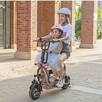 11 Inch Electric Scooter For Girl 2 Wheeled Electric Bicycles 400W 48V 30KMH New Style Mini E Scooter Electric With Pet Basket
