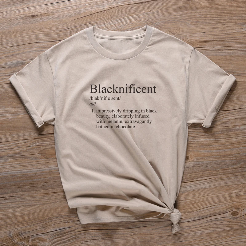 Футболка Blacknificent Black Lives Matter футболка со слоганом Дамская хипстерская