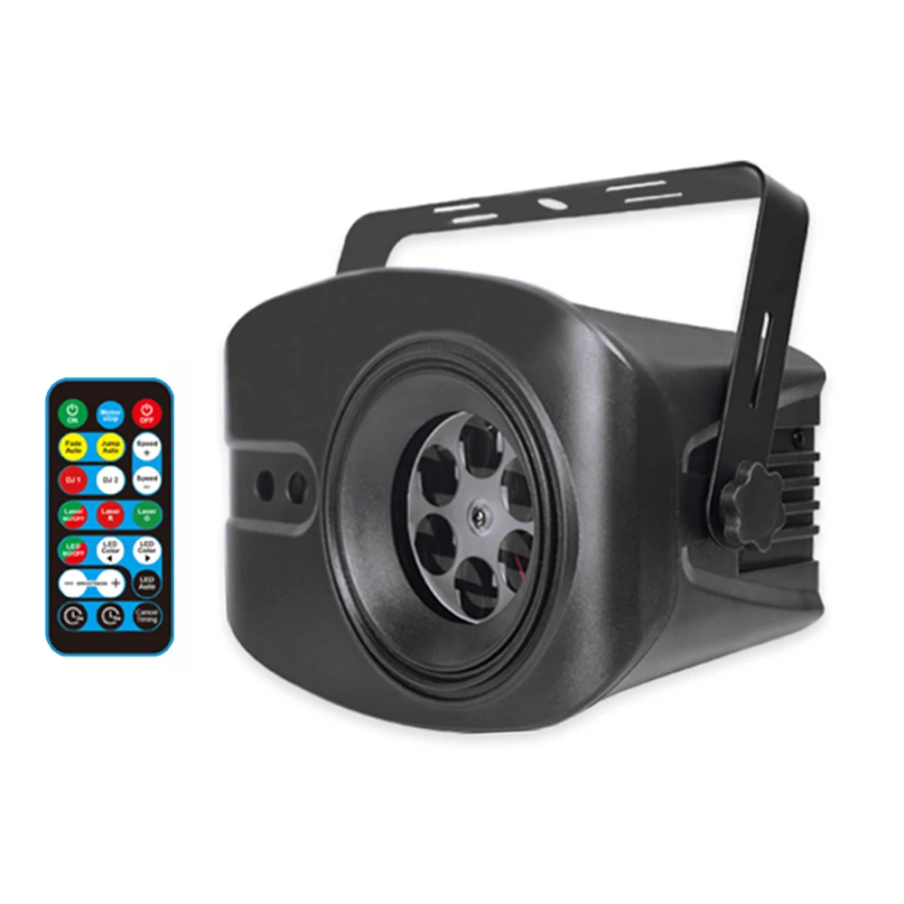 

52 Pattern Led Disco Light Stage Lights Voice Control Music Laser Projector Lights For Party Show with Stage Effect Lighting