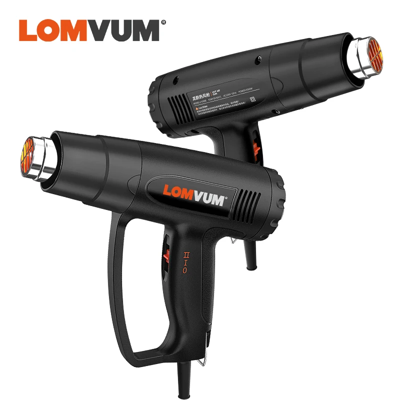 Цифровой электрический тепловой фен LOMVUM 2500 Вт с контролируемым температурным