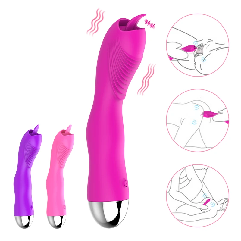Женский Вибратор мастурбатор лизующий язык вибратор Стимулятор клитора и G spot