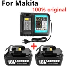 Аккумуляторная батарея BL1860 2021S, 18 в, мАч, Ач, литий-ионная батарея для Makita 18 в, аккумулятор BL1840, BL1860B, LXT400 с зарядным устройством