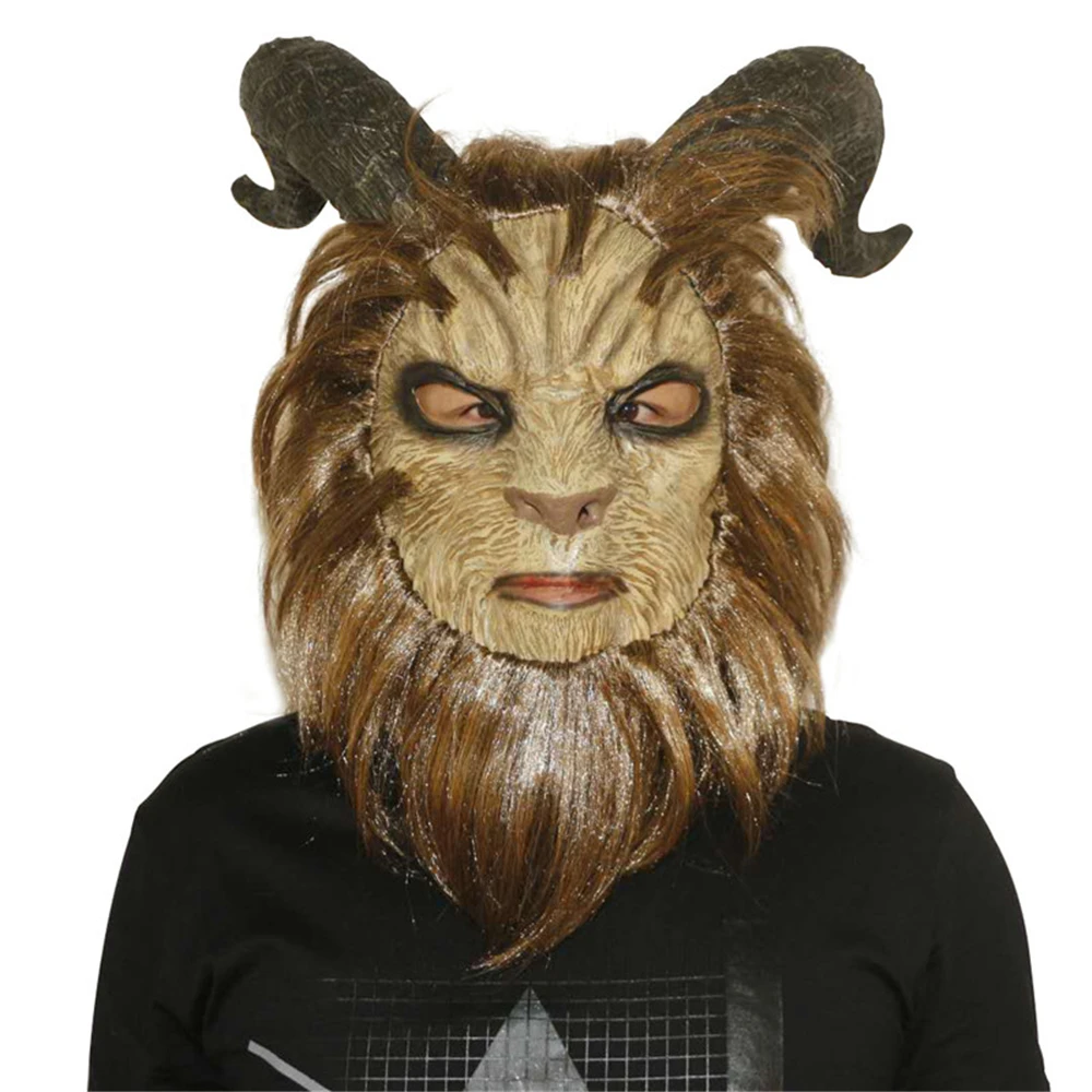 

Animal Head Face Mask Halloween Movie Cosplay Costume Fancy Dress Party Props Beast Headgear Novelty Toys