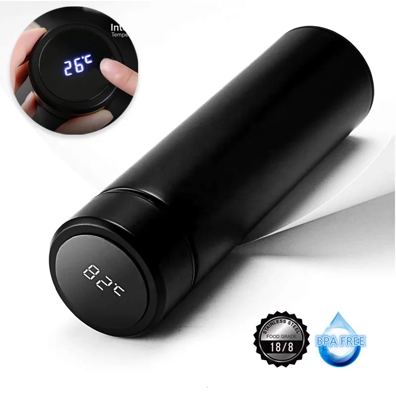 

LED Display T Thermos Bottle Hot Water Mug Smart Thermal for Tumbler Cup Coffee emperature Vacuum Flasks Drinkware in Bulk