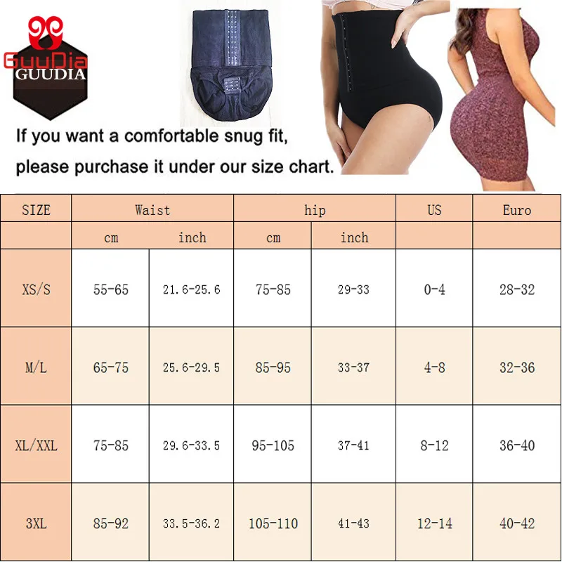 

GUUDIA Women High Waist Trimmer Slimming Shaper Body Shapers Postpartum Girdle Tummy Control Open Crotch Waist Trainer Panties