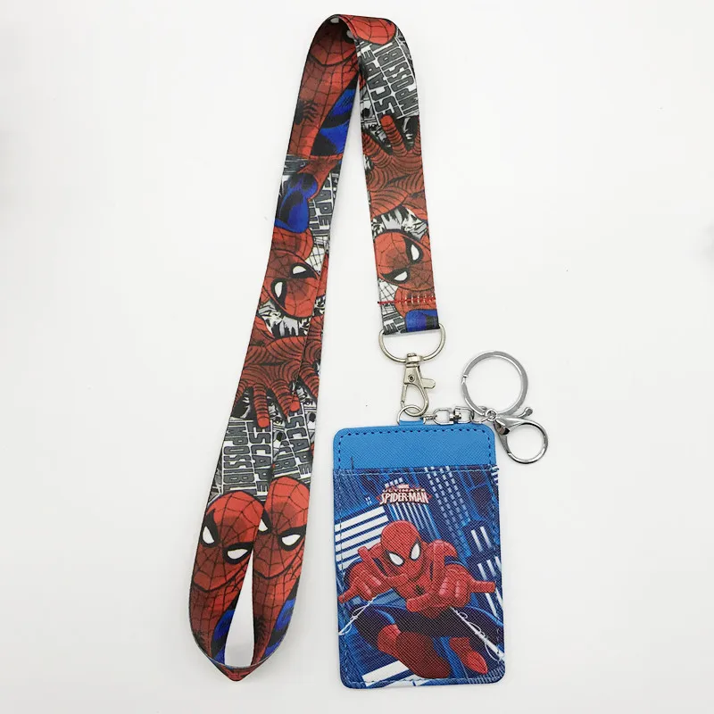 Disney Stitch PU coin purse card holder keychain key lanyard meal bus case bag Mickey mouse Document | Мать и ребенок