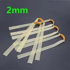 Высококачественная плоская резиновая лента толщиной 1,0-2,0 мм, высокоэластичная однотонная Рогатка, аксессуары для охоты, Резиновая лента