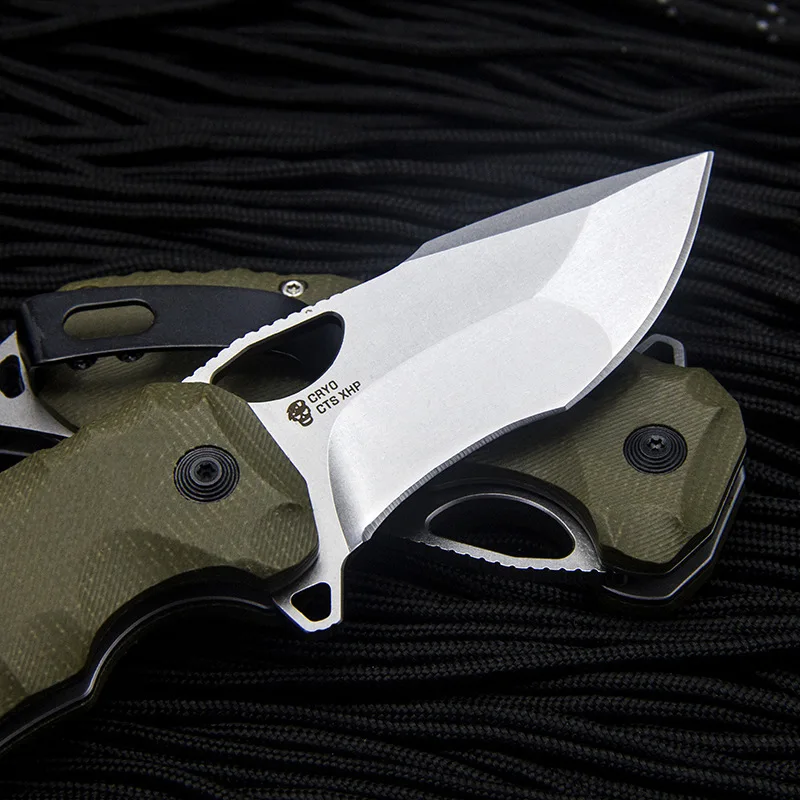 Высокопрочный нож для выживания на природе складной портативный карманный