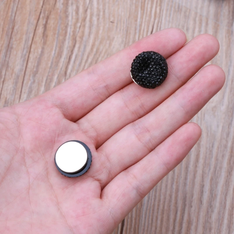 Упаковка из 12 мусульманских мульти-Применение Стразы Магнитная Шарф Брошь