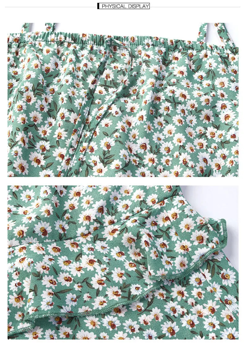 Летний пикантный топ на бретелях светильник цветочным принтом | Женская одежда