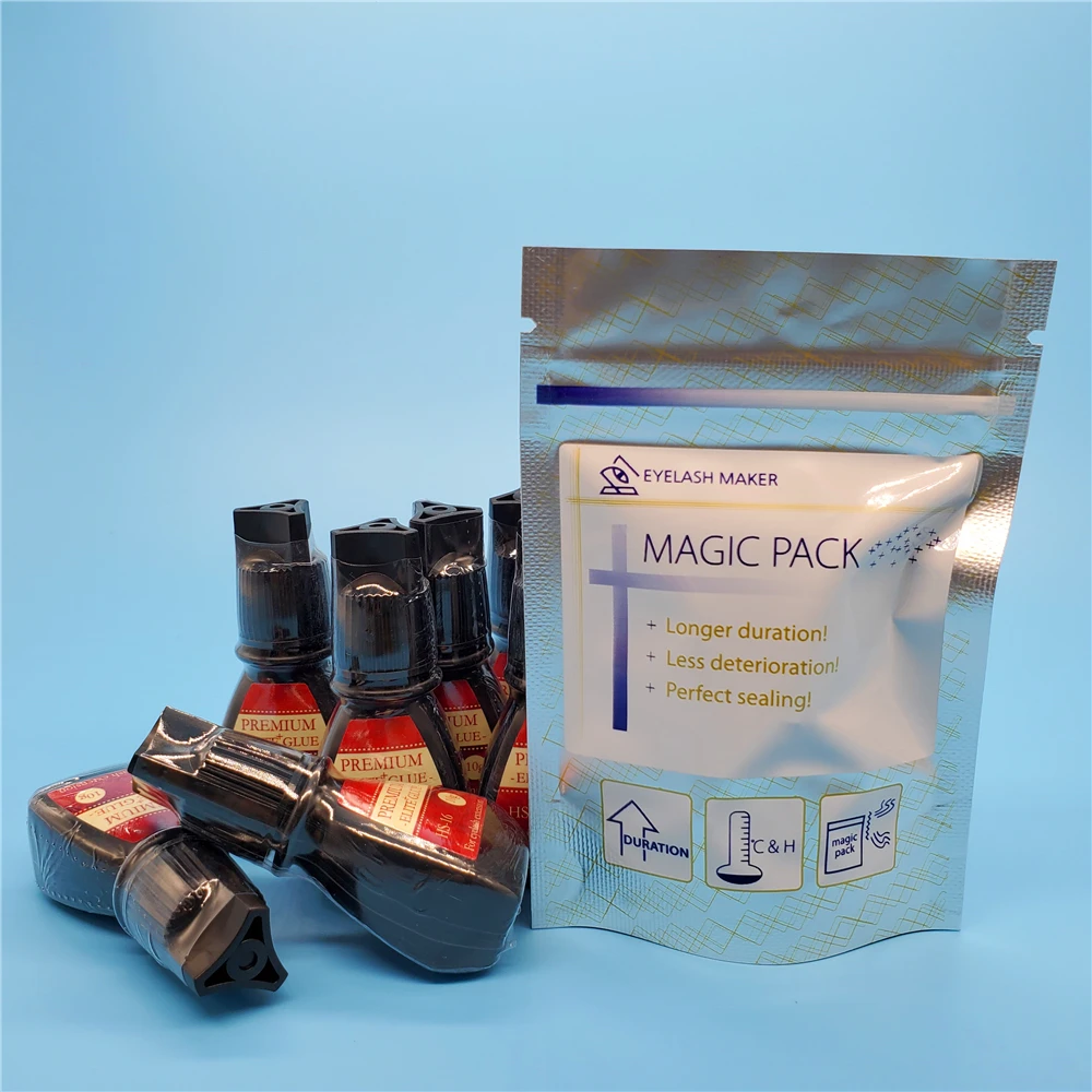 5 бутылок 10 г Премиум Элита Плюс объемный клей HS-16 для наращивания ресниц 7-8 недель
