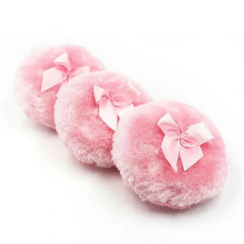 Professional Butterfly Baby Cosmetic Villus Soft Plush Powder Puff Sponge Talcum Makeup Beauty Tools |