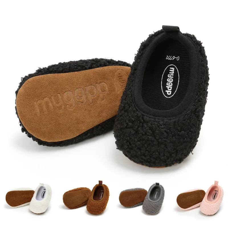 

Newborn Baby Cute Warm Shoes Infant Boy Girl Anti-Slip Casual Walking Shoes Sneakers Soft Soled First Walkers 0-18M In Winter