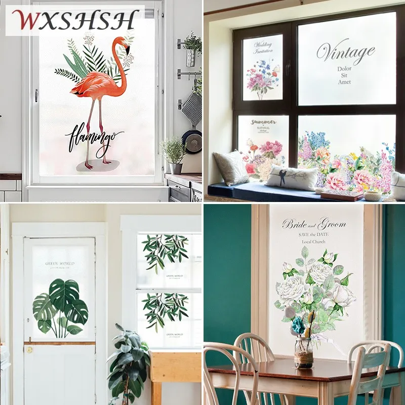 Статическая липкая стеклянная пленка на заказ виниловая водонепроницаемая для