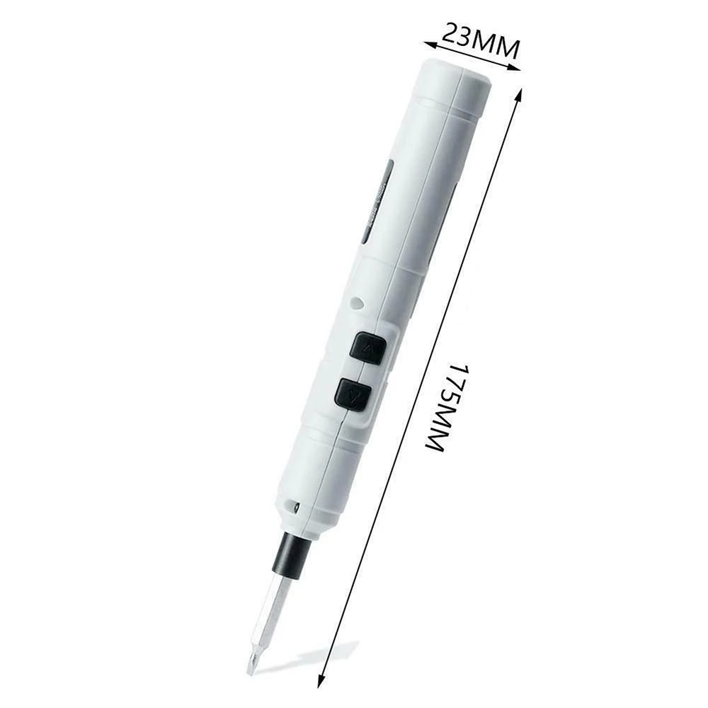 

WAKYME 11pcs Electric Screwdriver Drill Bits Mini Screw Driver USB Charging Power Tools for Small Devices PC Repair Set