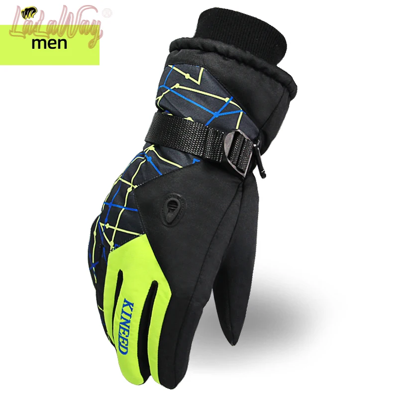 Мотоциклетные зимние перчатки теплые ветрозащитные термоперчатки для мужчин и