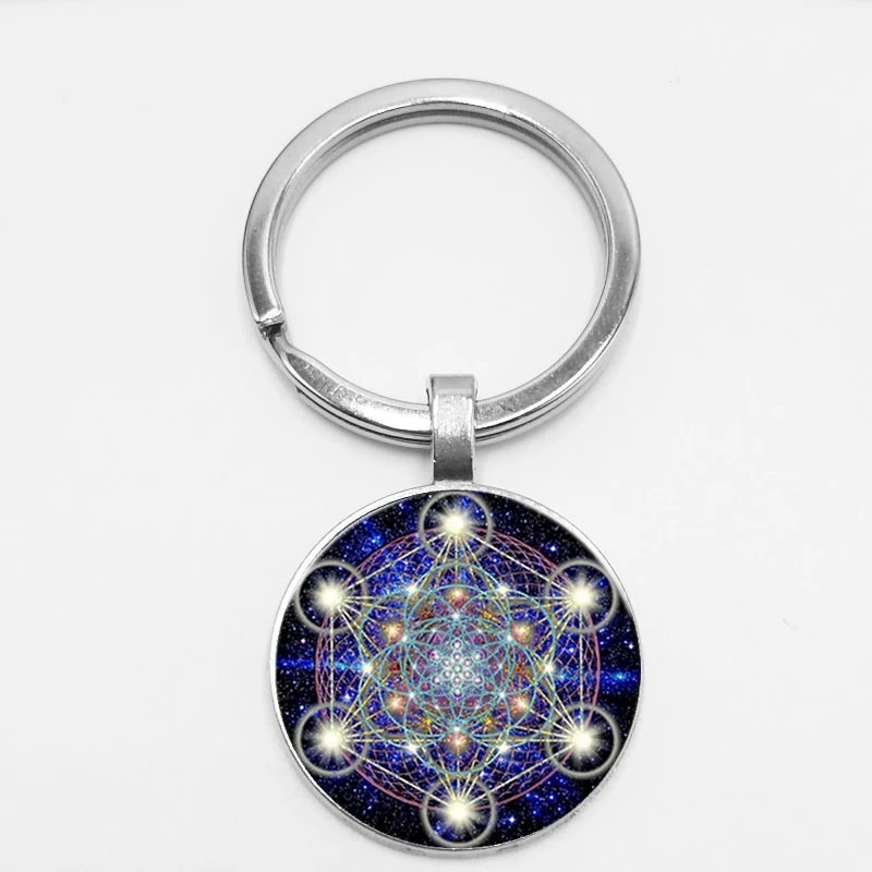 Креативный брелок ручной работы в стиле бохо с геометрическим логотипом