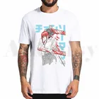 Футболка с рисунком из аниме бензопила, топ с принтом для девушек в стиле хип-хоп, футболки в стиле Харадзюку, модная летняя