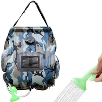 greenblackcamouflage optional 20l large capacity solar power shower camping water bag portable sun compact heated outdoor