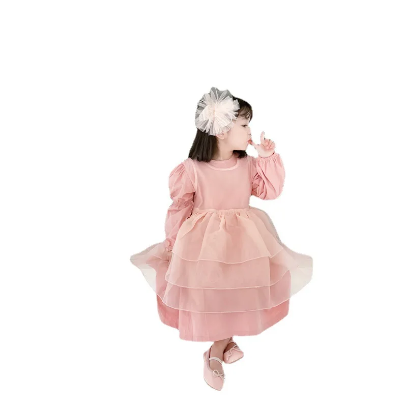 

2021 Spring Autumn 2pcs Girls Princess Tutu Dress